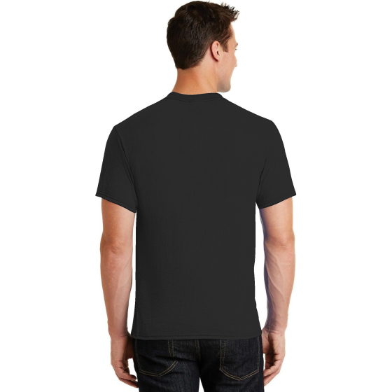 Men's Contour System Mountain Route Graphic Short Sleeve Crew Neck Cotton T-Shirt