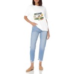 Women's Court Club Mood Graphic Short Sleeve Crew Neck Cotton T-Shirt
