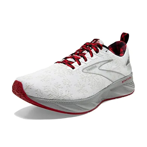 1103951D192 Brooks Levitate 6 Men's Running Shoes WHITE/RED/SILVER SIZE 12.5 - Like New