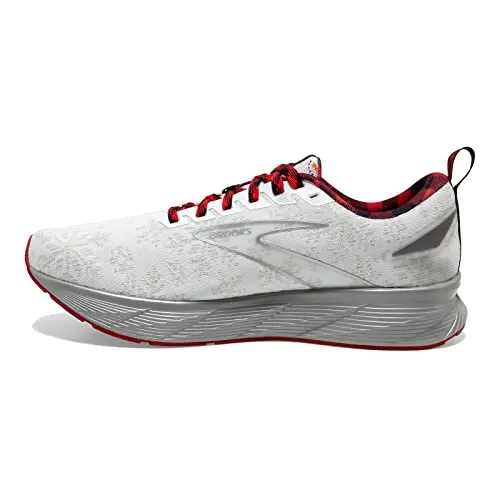 1103951D192 Brooks Levitate 6 Men's Running Shoes WHITE/RED/SILVER SIZE 12.5 - Like New