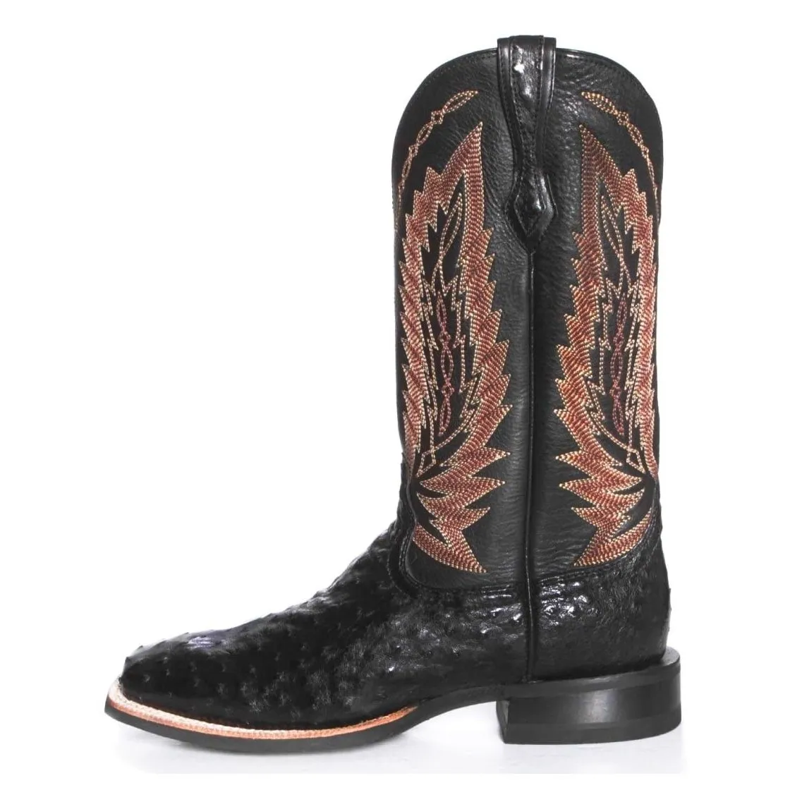 Ariat Men's Cowboy Boots Exotic Ostrich Relentless Platinum