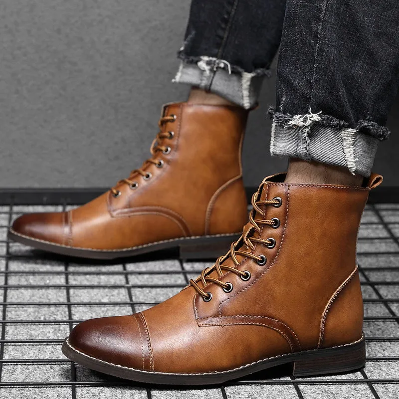 Aule Pointed Toe Martin Boots