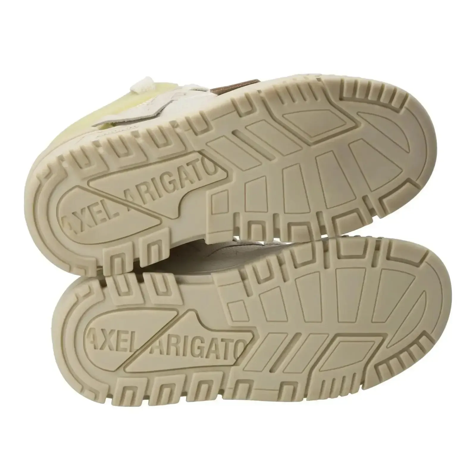 AXEL ARIGATO Area Patchwork Trainers Low Top Lace Up Beige