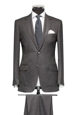 Barberis Canonico 365 Essentials Merino Wool Mid Grey Solaro