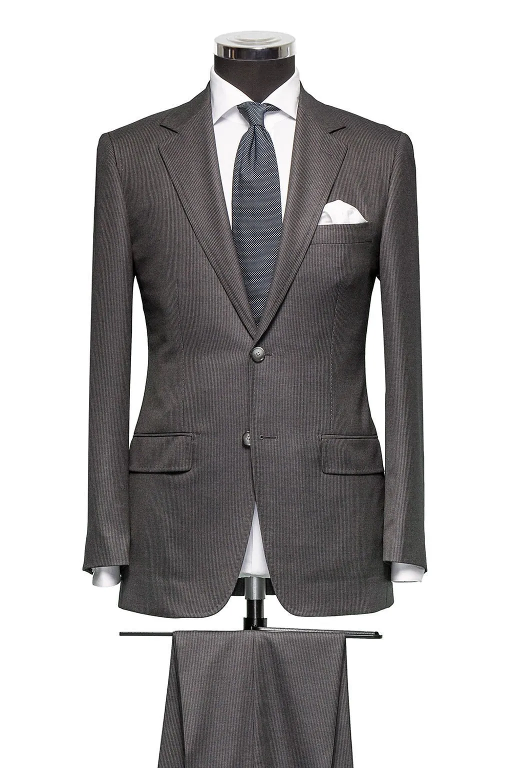Barberis Canonico 365 Essentials Merino Wool Mid Grey Solaro