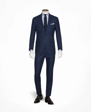 Barberis Canonico 365 Essentials Merino Wool Napoli Blue Micro Windmill