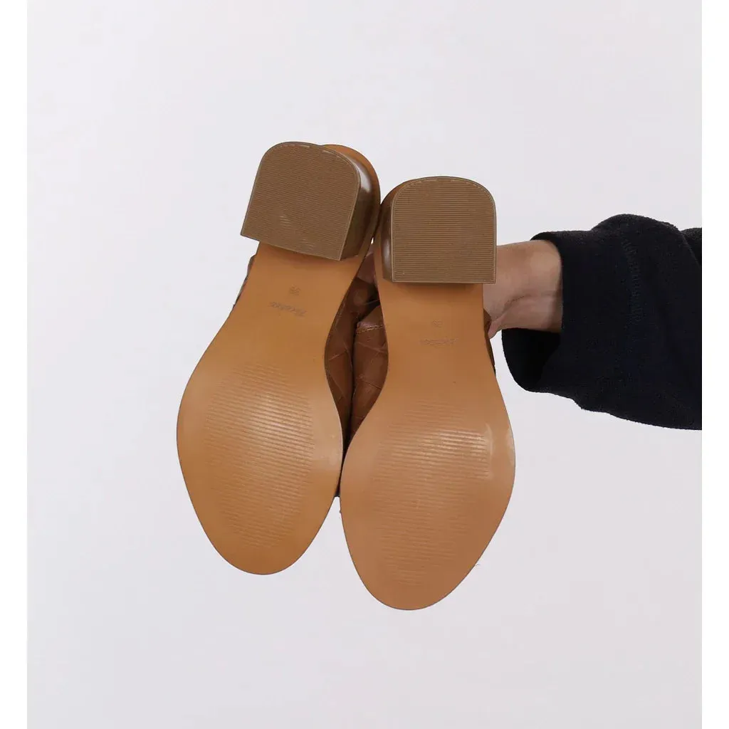 Bata Mule - UK 6 Brown Leather