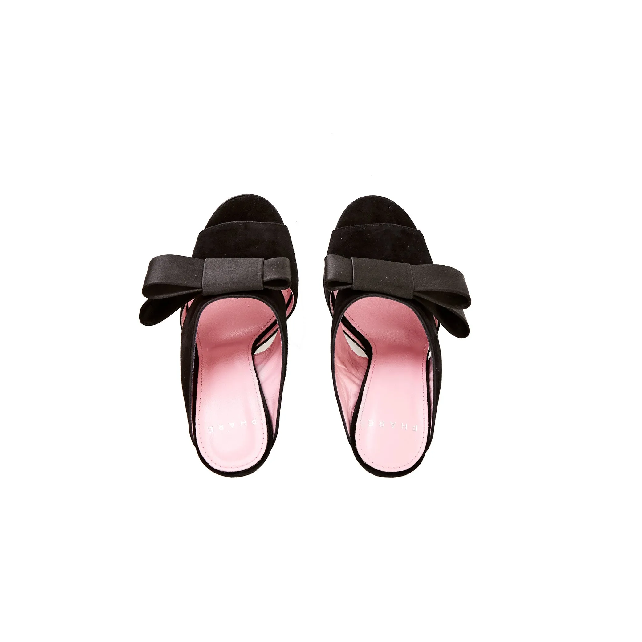 Bow Block Heel Mule