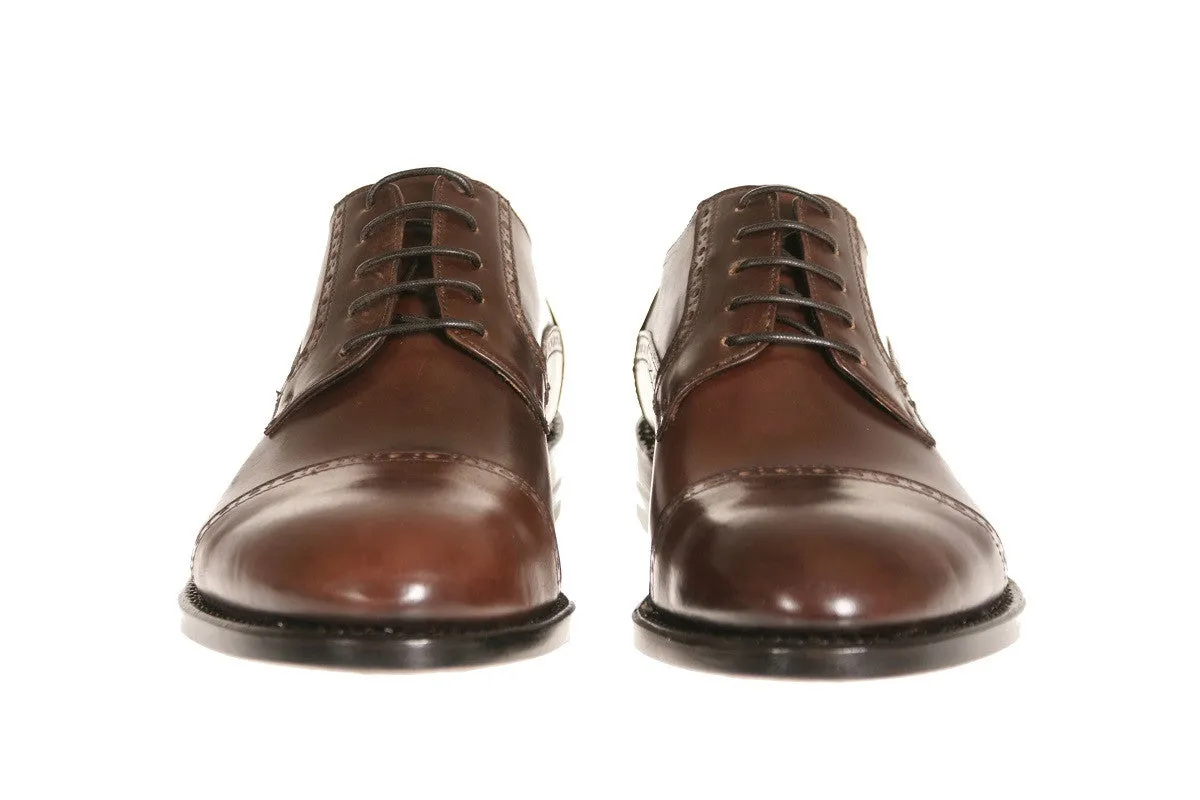 Calabria Shell Cordovan Leather Derby Shoes