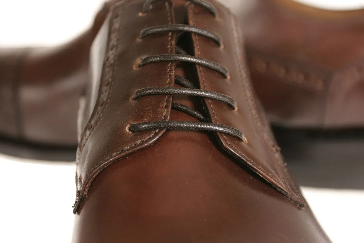 Calabria Shell Cordovan Leather Derby Shoes