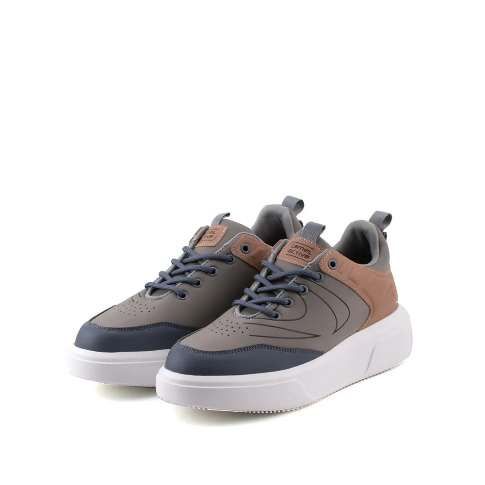 camel active Women Alex 2 Court-Sneakers  with slip-on comfort Panel Design Ladies Alex 2 -762302-YX01SV-6-KHAKI