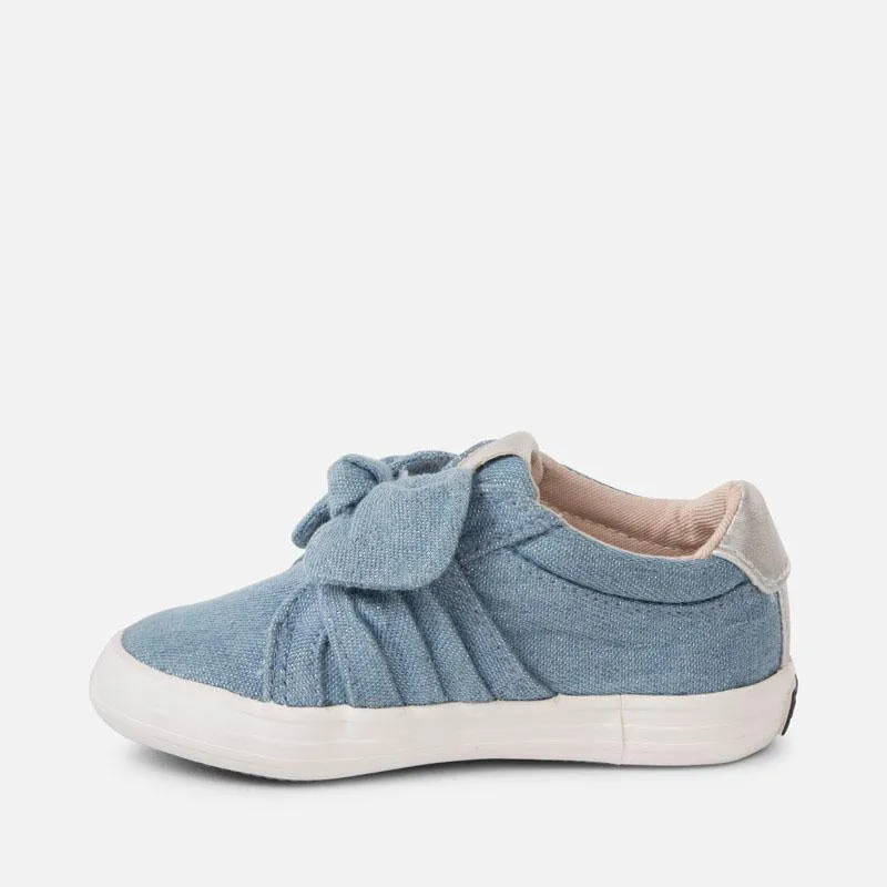 Casual bow trainers for baby girl
