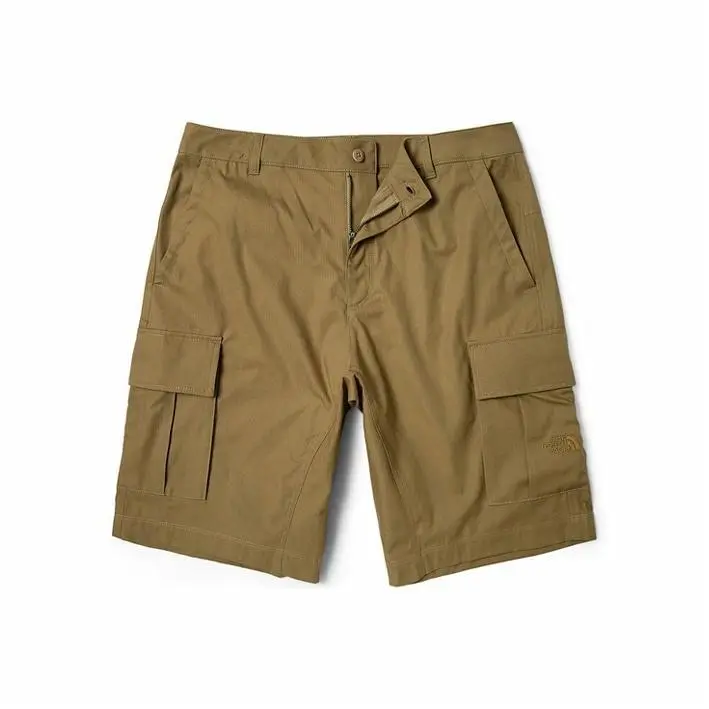 casual athletic breathable Solid shorts men's Khaki