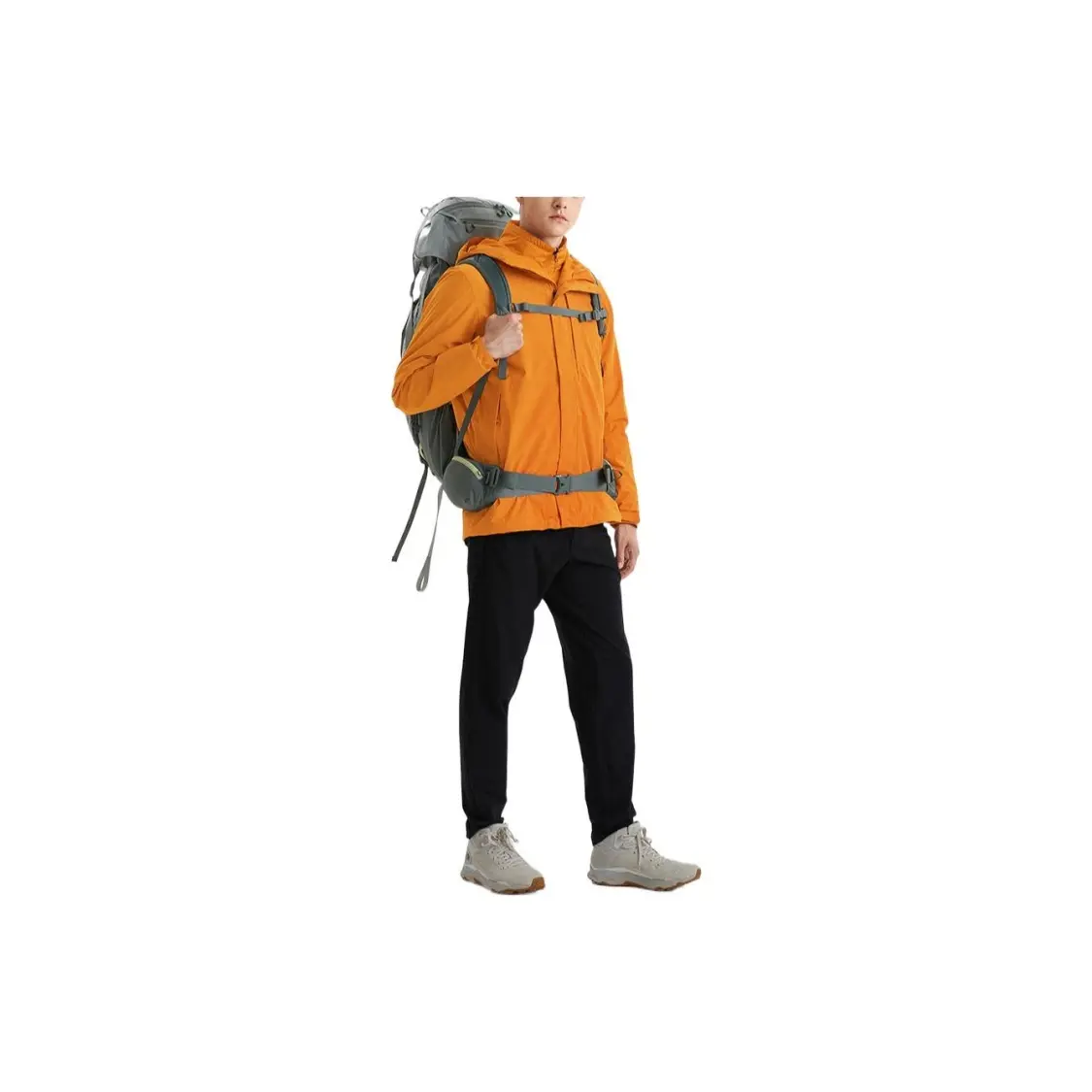 The North Face Solid logo comfortable windproof breathable zip jacket men's
