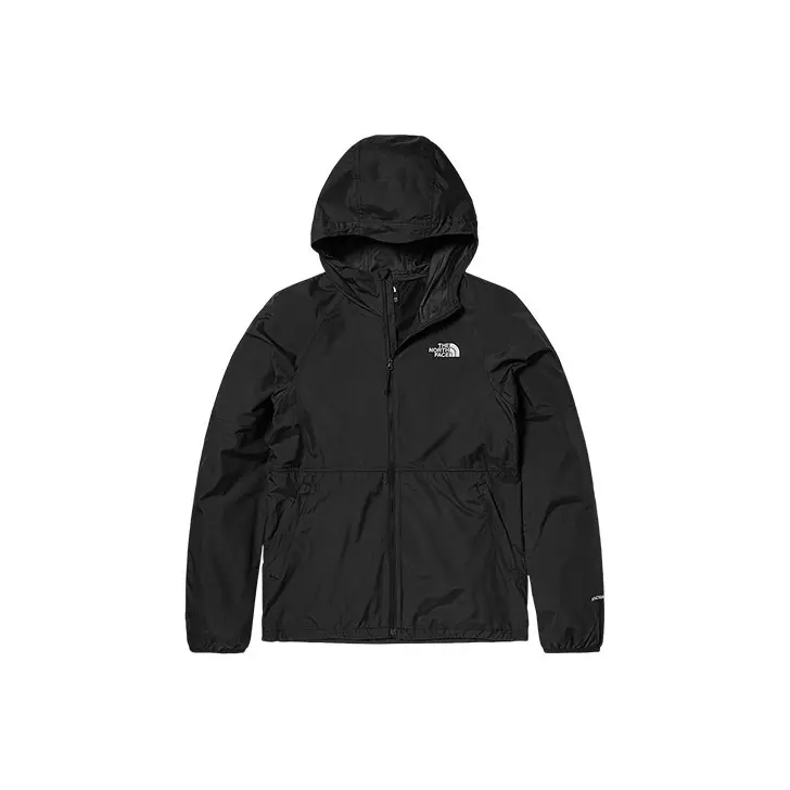 The North Face Urban Exploration UPF40+ Solid outdoor lightweight water-repellent hooded breathable windproof sun protection garment men's Black