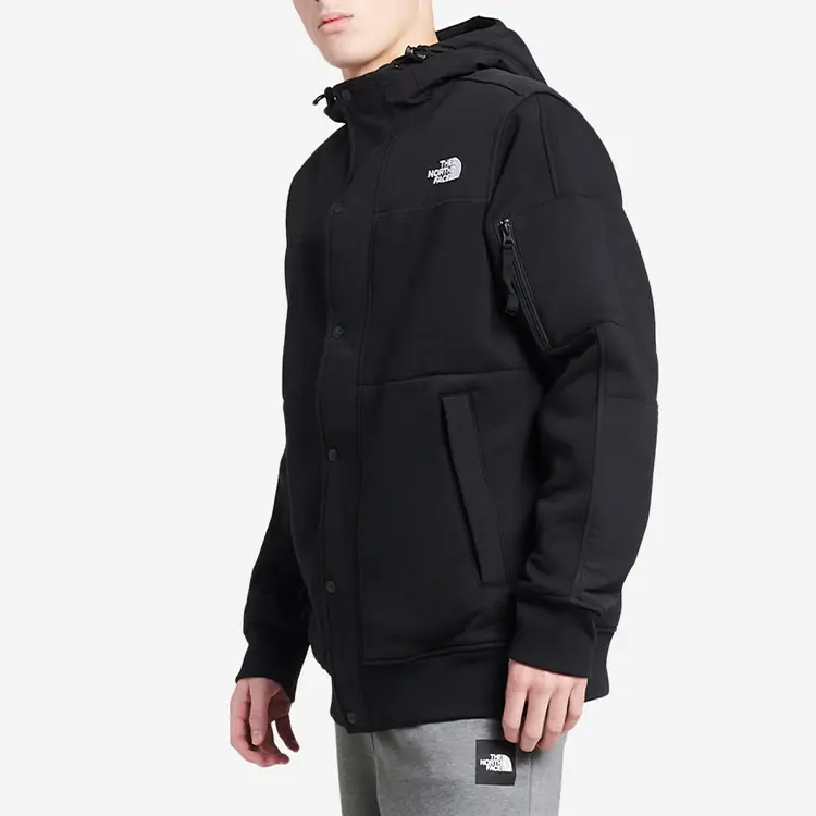 The North Face Urban Exploration UPF40+ Solid outdoor lightweight water-repellent hooded breathable windproof sun protection garment men's Black