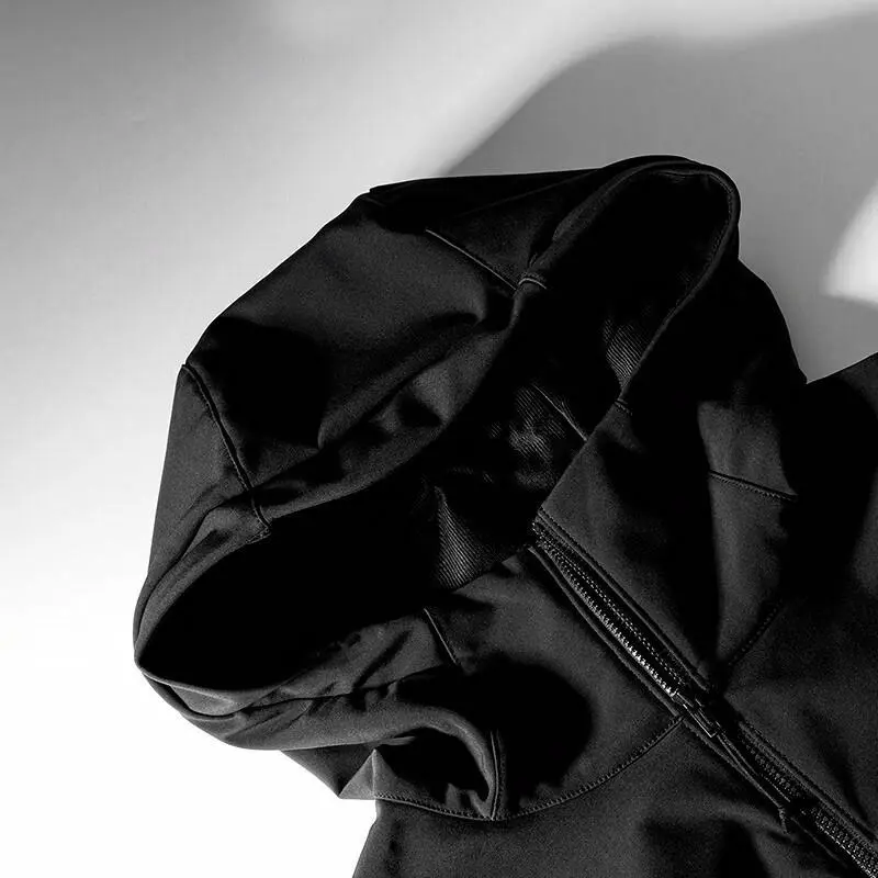 The North Face outdoor collection WINDWALL warm softshell windproof breathable durable jacket men's Black