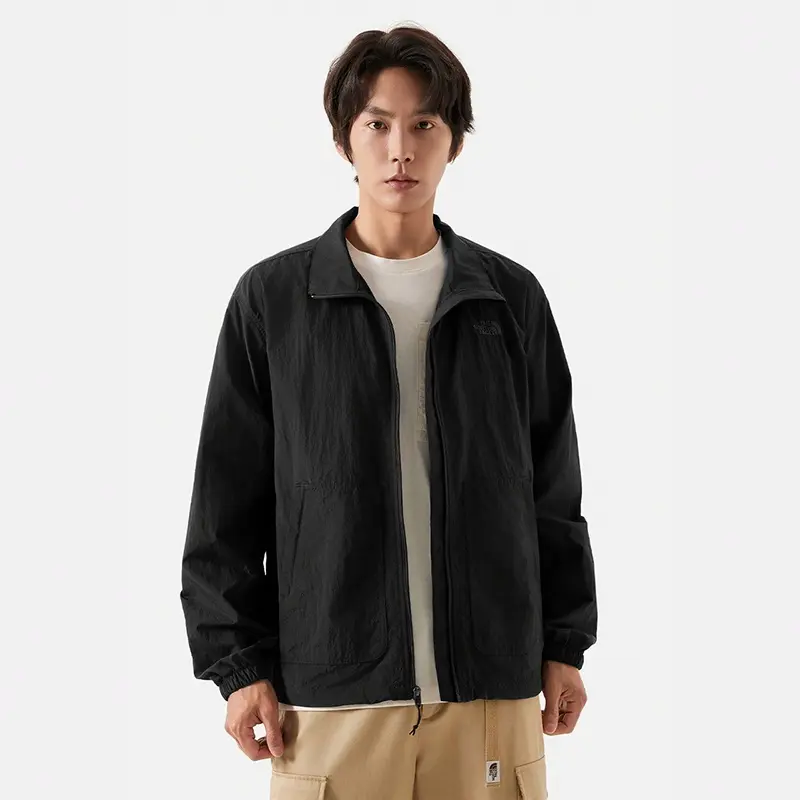 The North Face M66 Solid stand collar outdoor athletic windproof jacket outerwear men's Black