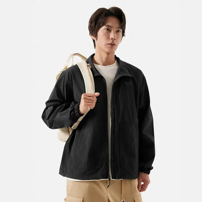 The North Face M66 Solid stand collar outdoor athletic windproof jacket outerwear men's Black
