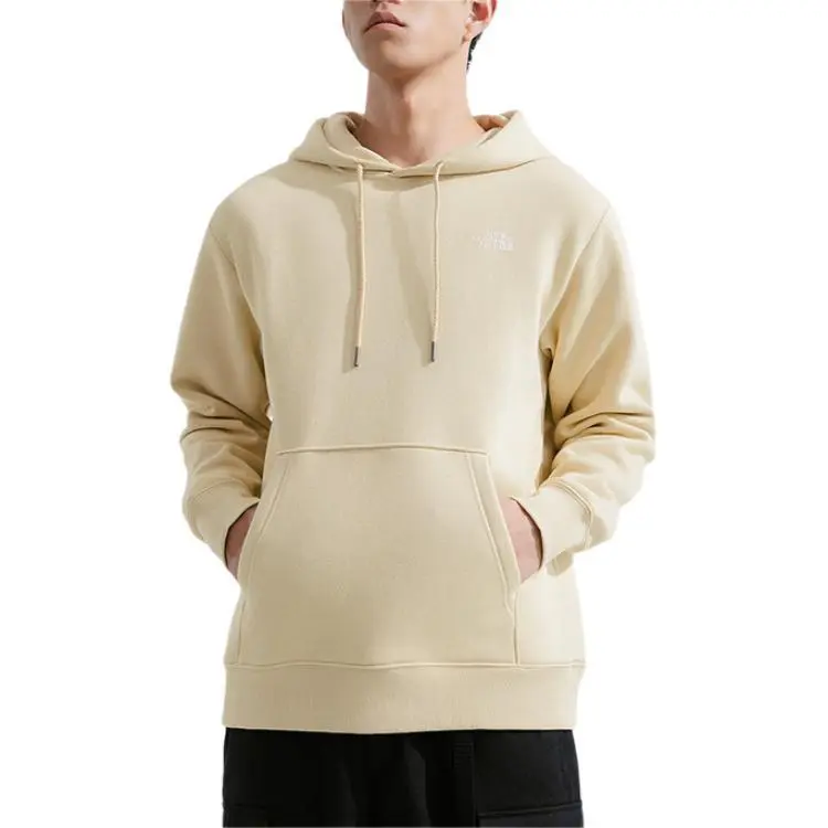 The North Face hooded comfortable and warm long sleeve sweatshirt unisex Brown