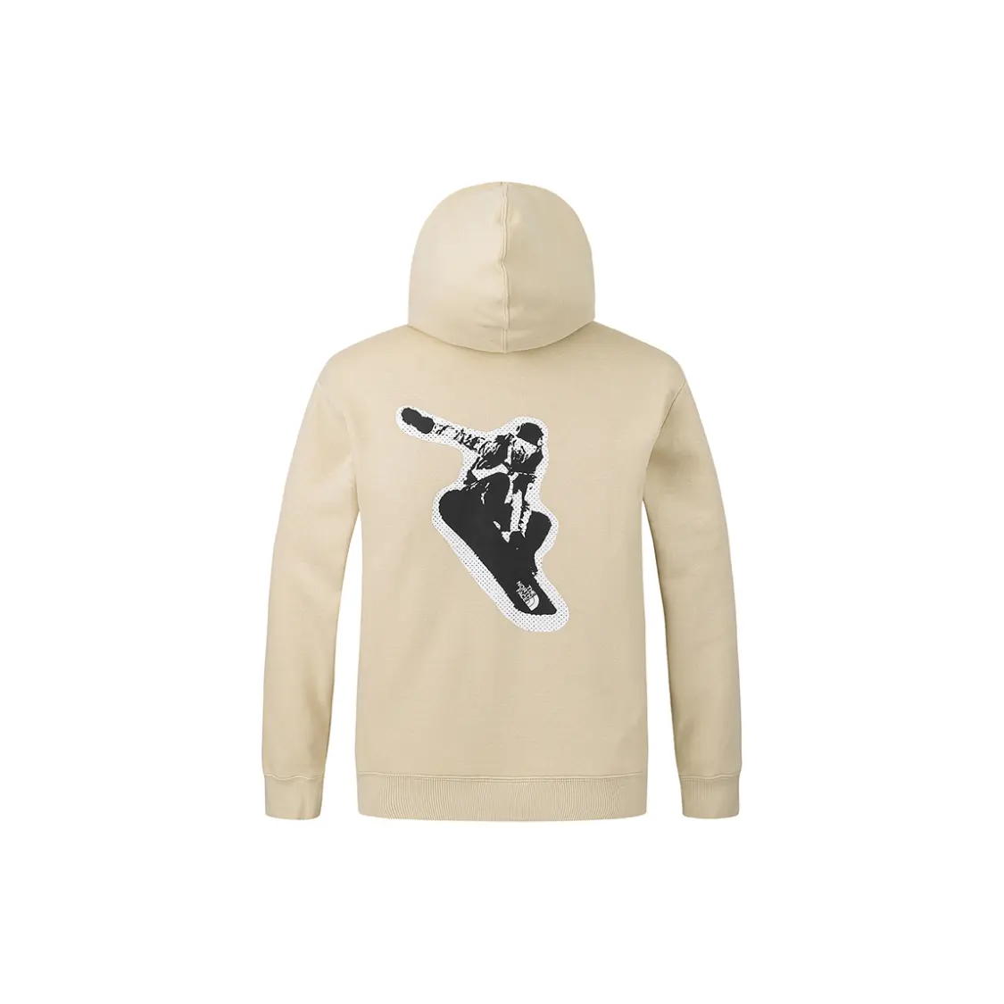 The North Face hooded comfortable and warm long sleeve sweatshirt unisex Brown
