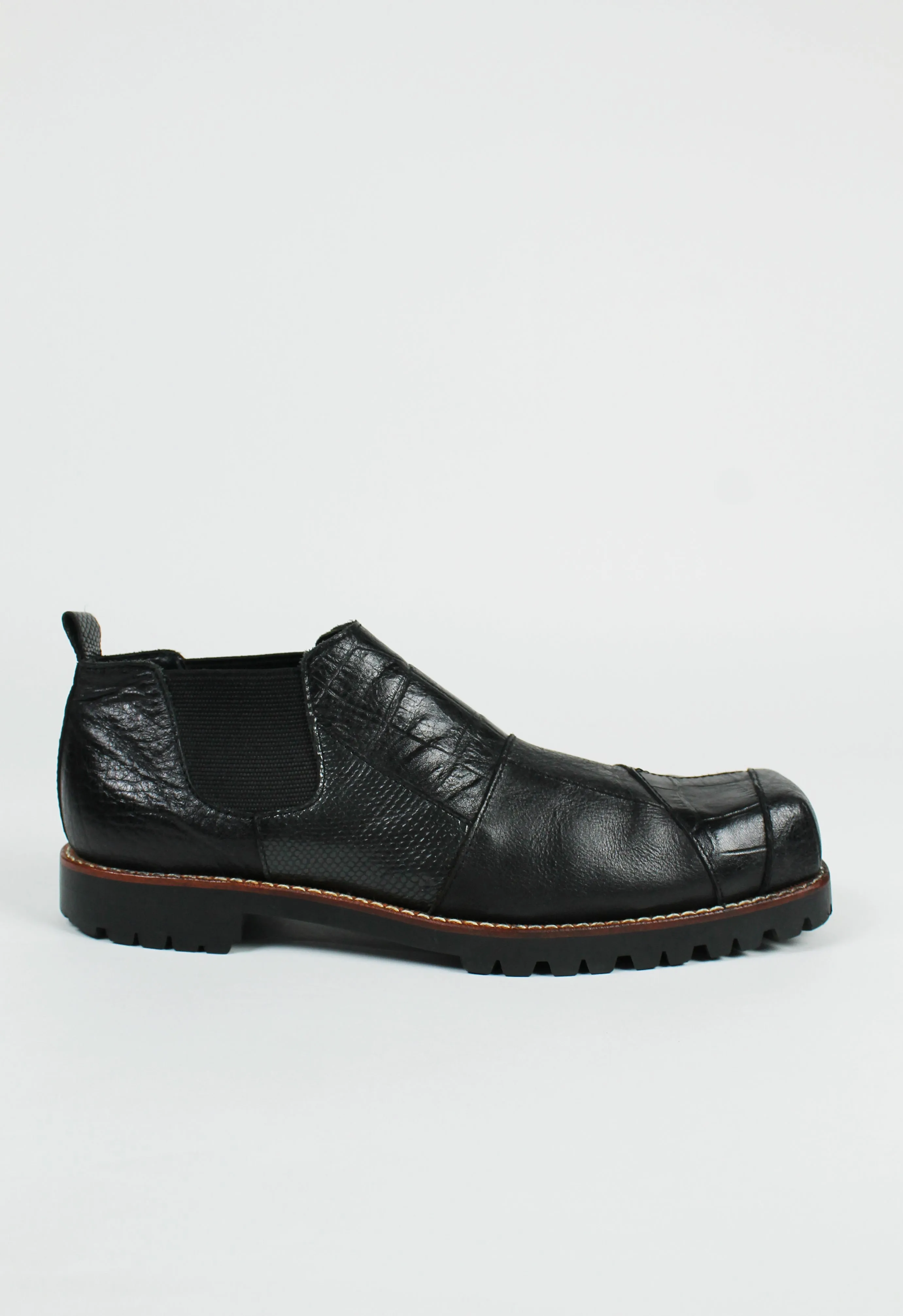 COMME DES GARCONS HOMME PLUS FW 2013 PATCHWORK BOOTS