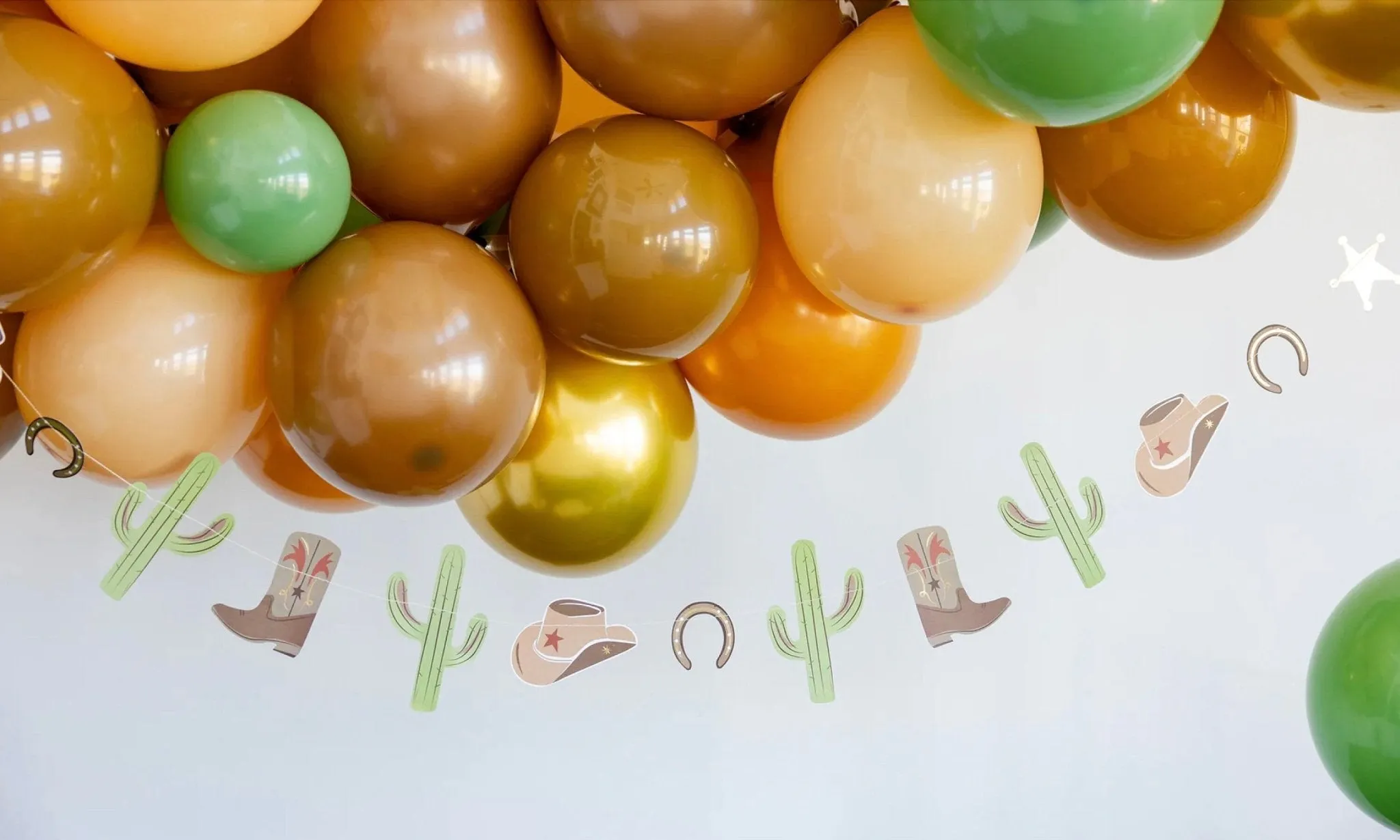 Cowboy Party Banner