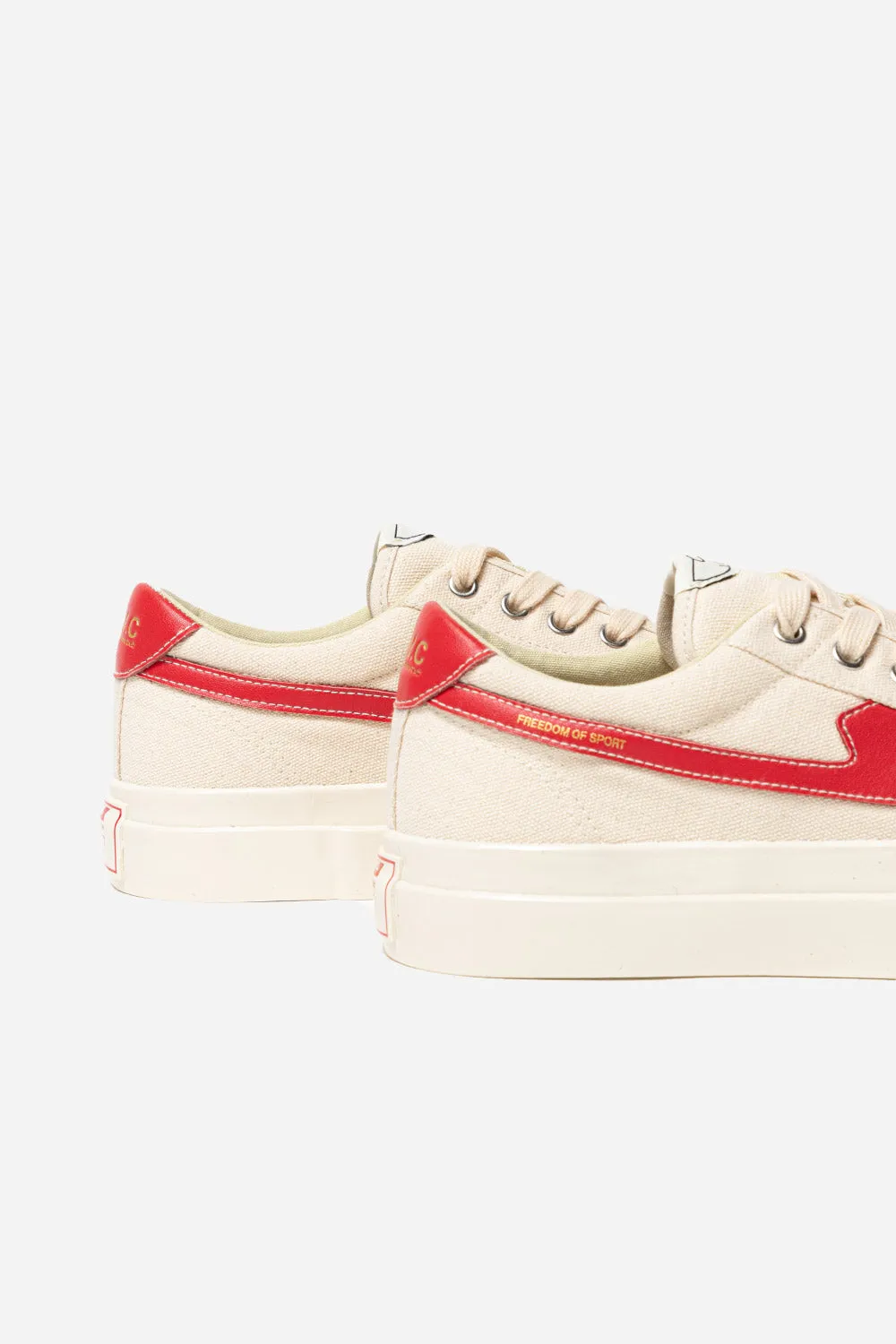 Dellow S-Strike Canvas - Ecru & Red