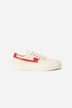 Dellow S-Strike Canvas - Ecru & Red