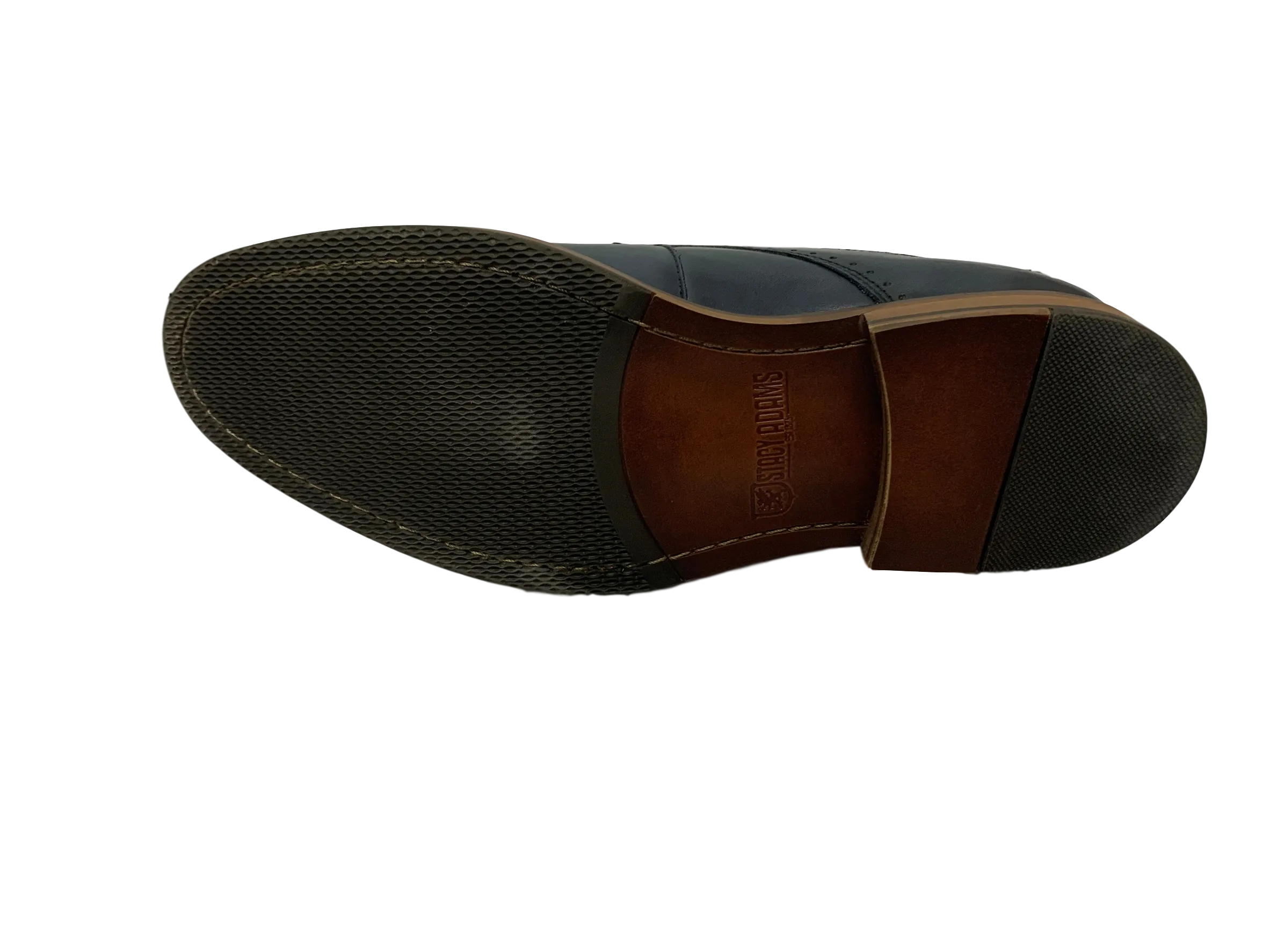 Flemming Cap Toe Oxford Indigo Stacy Adams