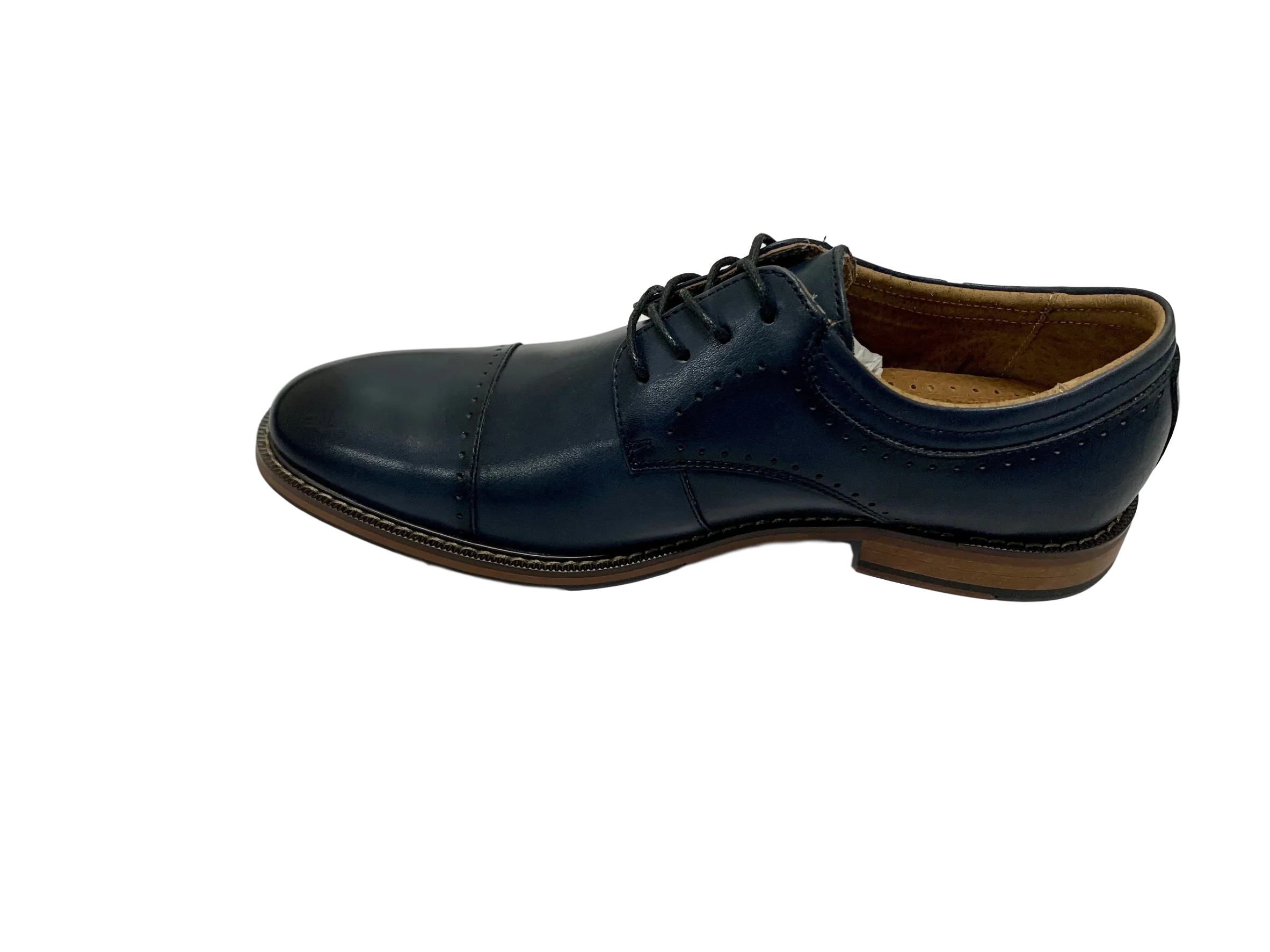 Flemming Cap Toe Oxford Indigo Stacy Adams