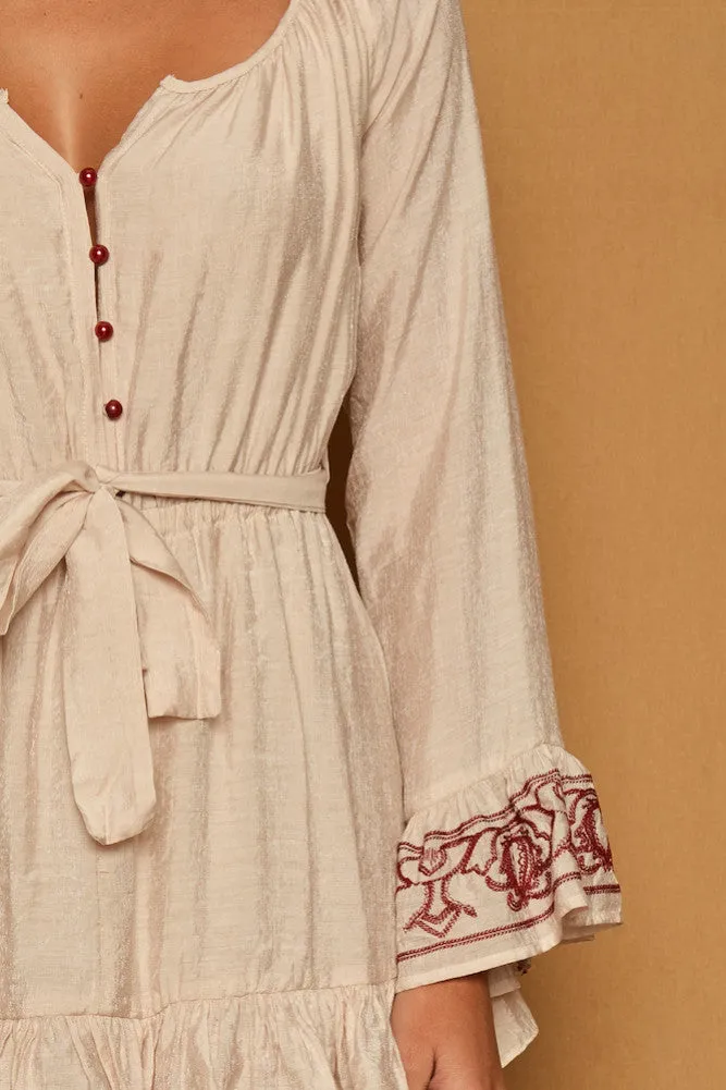 Horchata Romper Beige