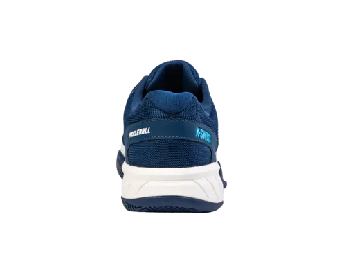 K-Swiss Men's Express Light Pickleball Blue Opal Blanc De Blanc Cyan Blue Shoes