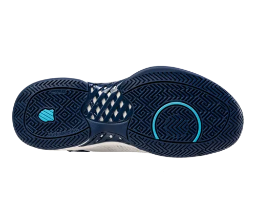 K-Swiss Men's Express Light Pickleball Blue Opal Blanc De Blanc Cyan Blue Shoes