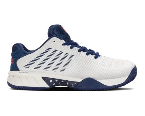 K-Swiss Men's Hypercourt Express 2 Hb Blanc De Blanc Blue Opal Lollipop Shoes