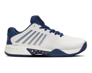 K-Swiss Men's Hypercourt Express 2 Hb Blanc De Blanc Blue Opal Lollipop Shoes