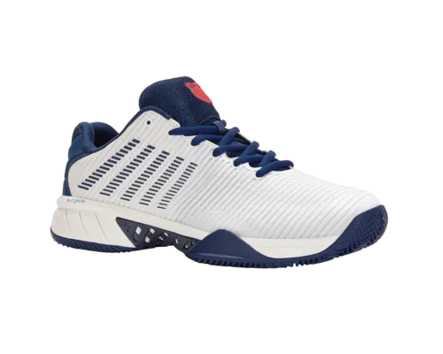 K-Swiss Men's Hypercourt Express 2 Hb Blanc De Blanc Blue Opal Lollipop Shoes