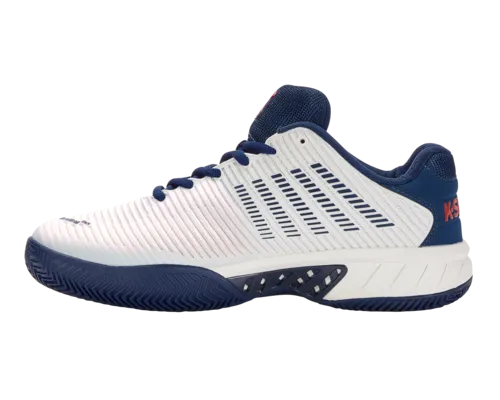 K-Swiss Men's Hypercourt Express 2 Hb Blanc De Blanc Blue Opal Lollipop Shoes