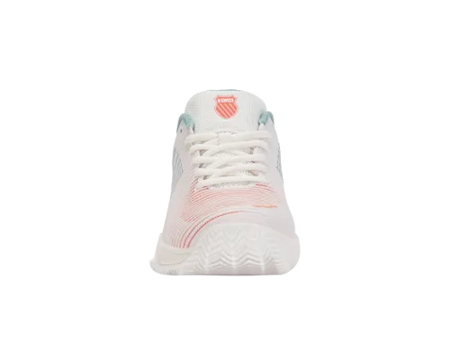 K-Swiss Women's Hypercourt Express 2 Hb Blanc De Blanc Nile Blue Desert Flower Shoes