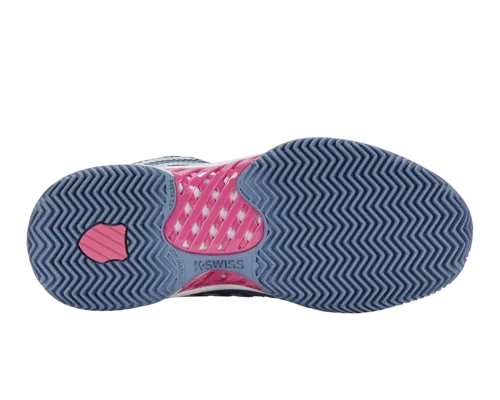 K-Swiss Women's Hypercourt Express 2 Hb Infinity Blue Blush Carmine Rose Shoes