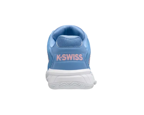 K-Swiss Women's Hypercourt Express 2 Hb Silver Lake Blue White Orchid Pink Shoes
