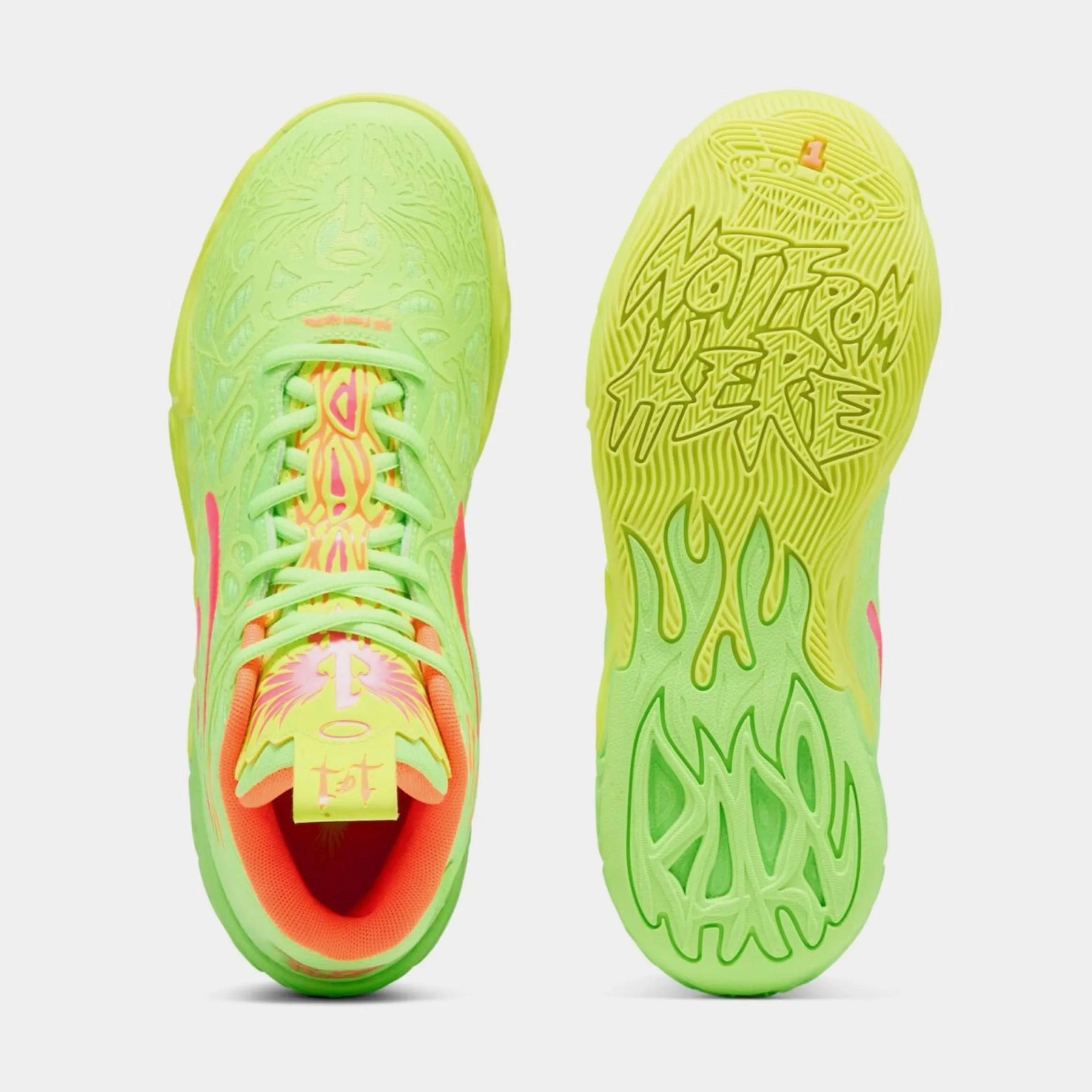 MB.04 Neon Mens Basketball Shoes (Neon Green)