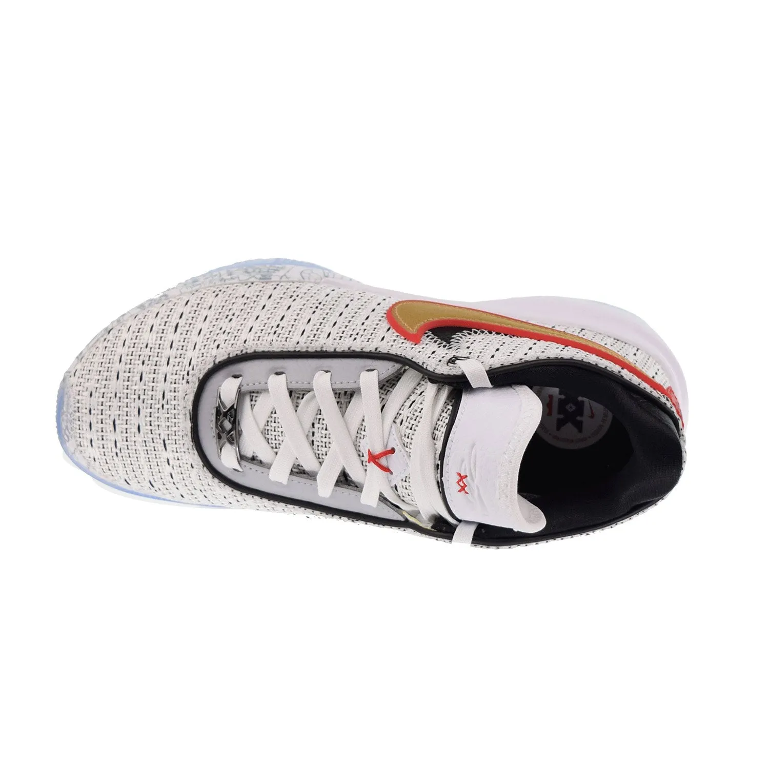 Nike LeBron XX Big Kids' Shoes White-Metallic Gold-Black