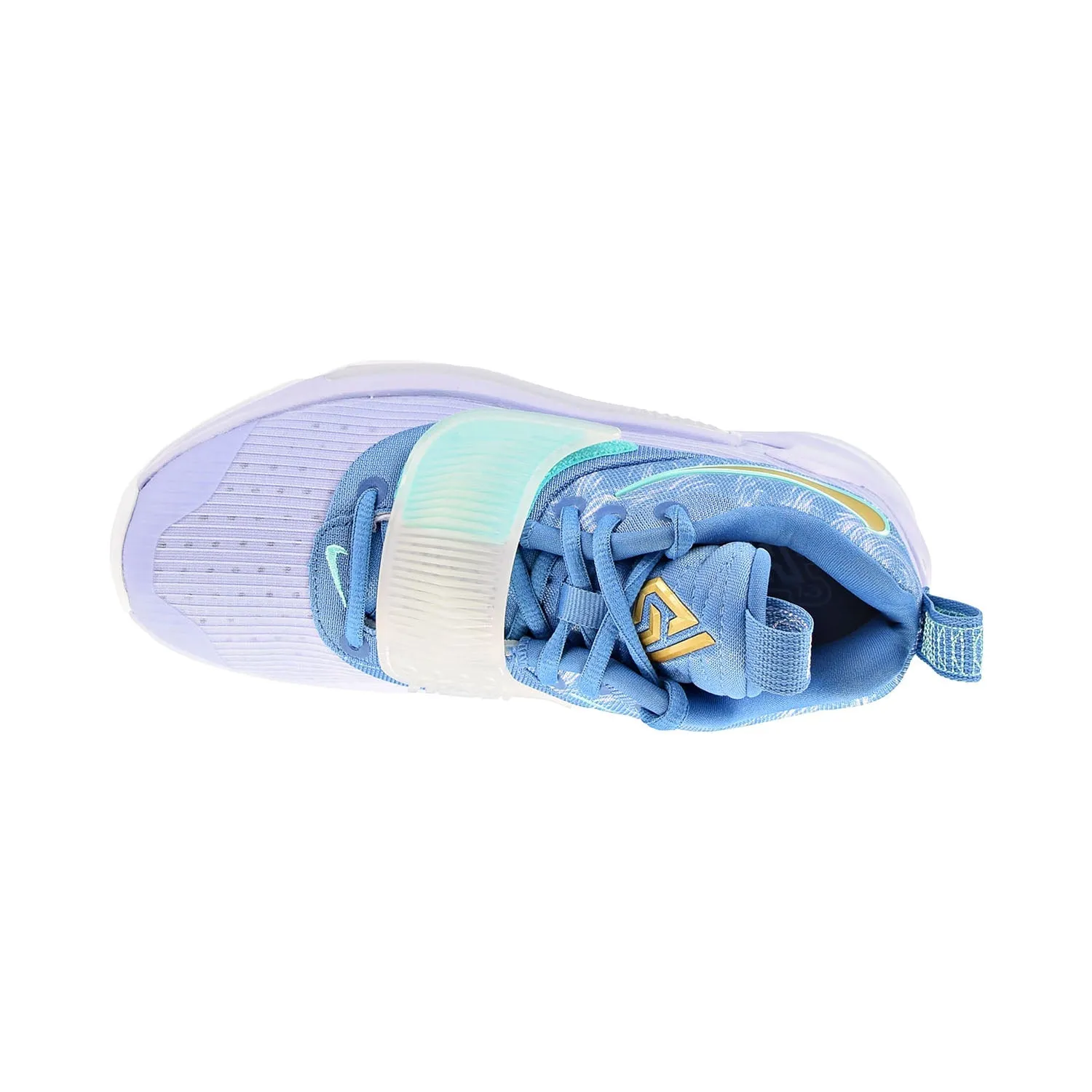 Nike Zoom Freak 3 GS Big Kids' Shoes Dutch Blue-Metallic Gold-Ghost