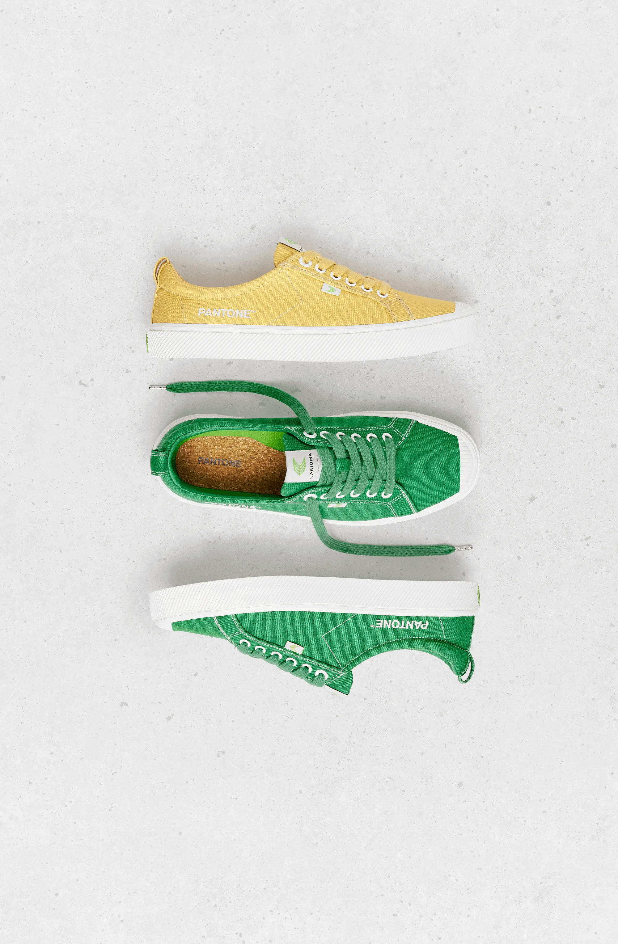 OCA Low Pantone Greenbriar Canvas Contrast Thread Sneaker Men