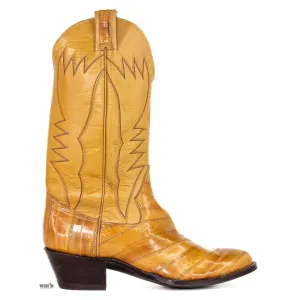 Panhandle Slim/Sanders Women's Cowboy Boots 14" Exotic Eel 1-EEL