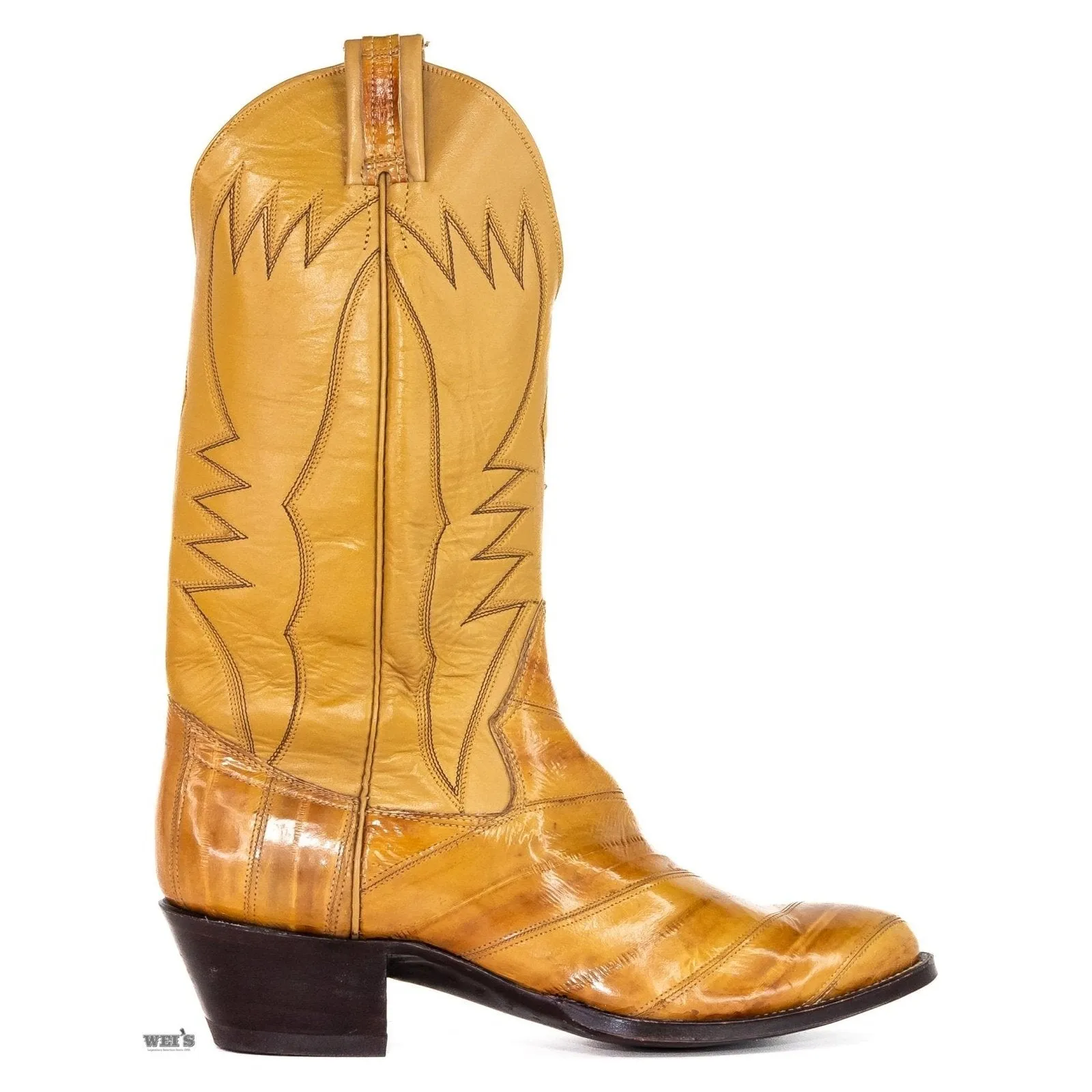 Panhandle Slim/Sanders Women's Cowboy Boots 14" Exotic Eel 1-EEL