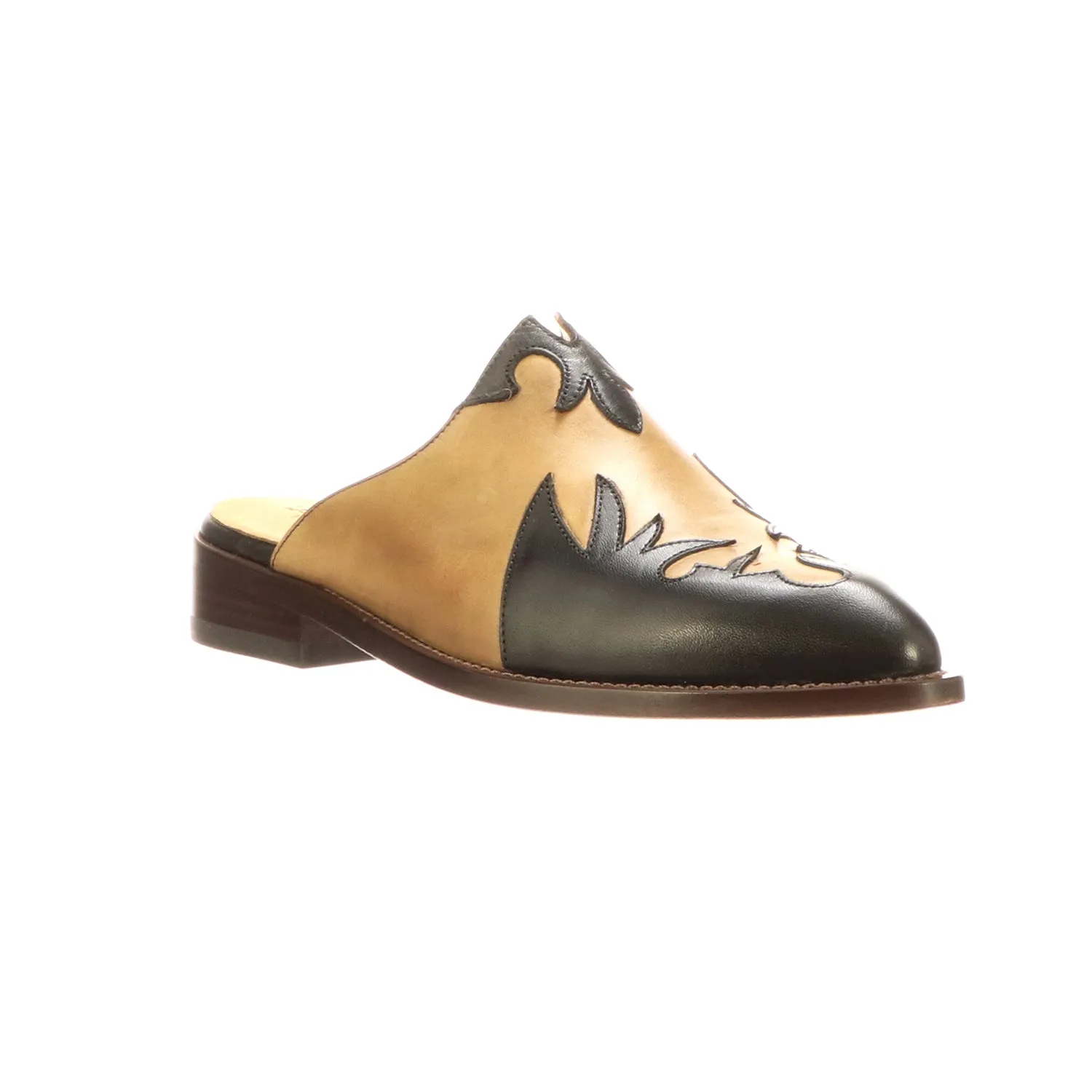 Patti Wingtip :: Natural   Black