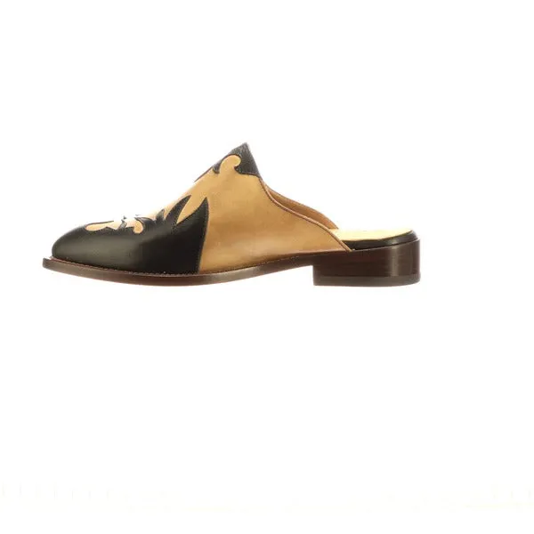 Patti Wingtip :: Natural   Black