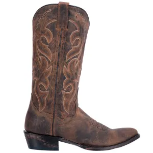 Renegade Embroidered Round Toe Cowboy Boots